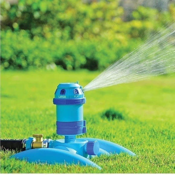 3/$15 𝅺aqua Joe AJ-MSSBM6 6-Pattern Turbo Drive 360 Degree Sprinkler - Picture 6 of 9